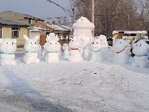 十二生肖系列雪人模具