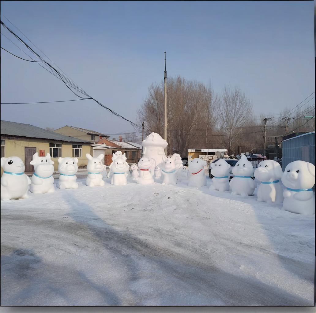 十二生肖系列雪人模具|中国文化的“流量