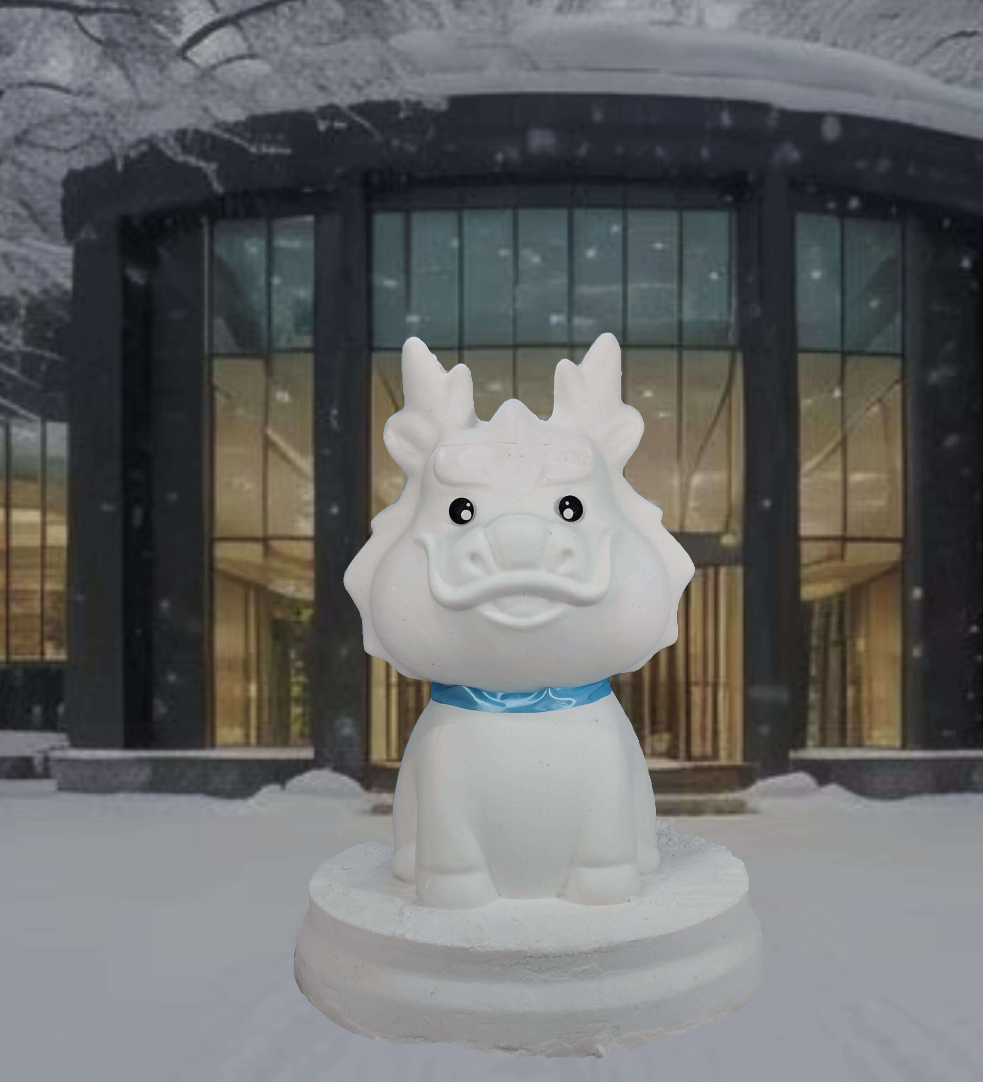 十二生肖龙造型雪人模具