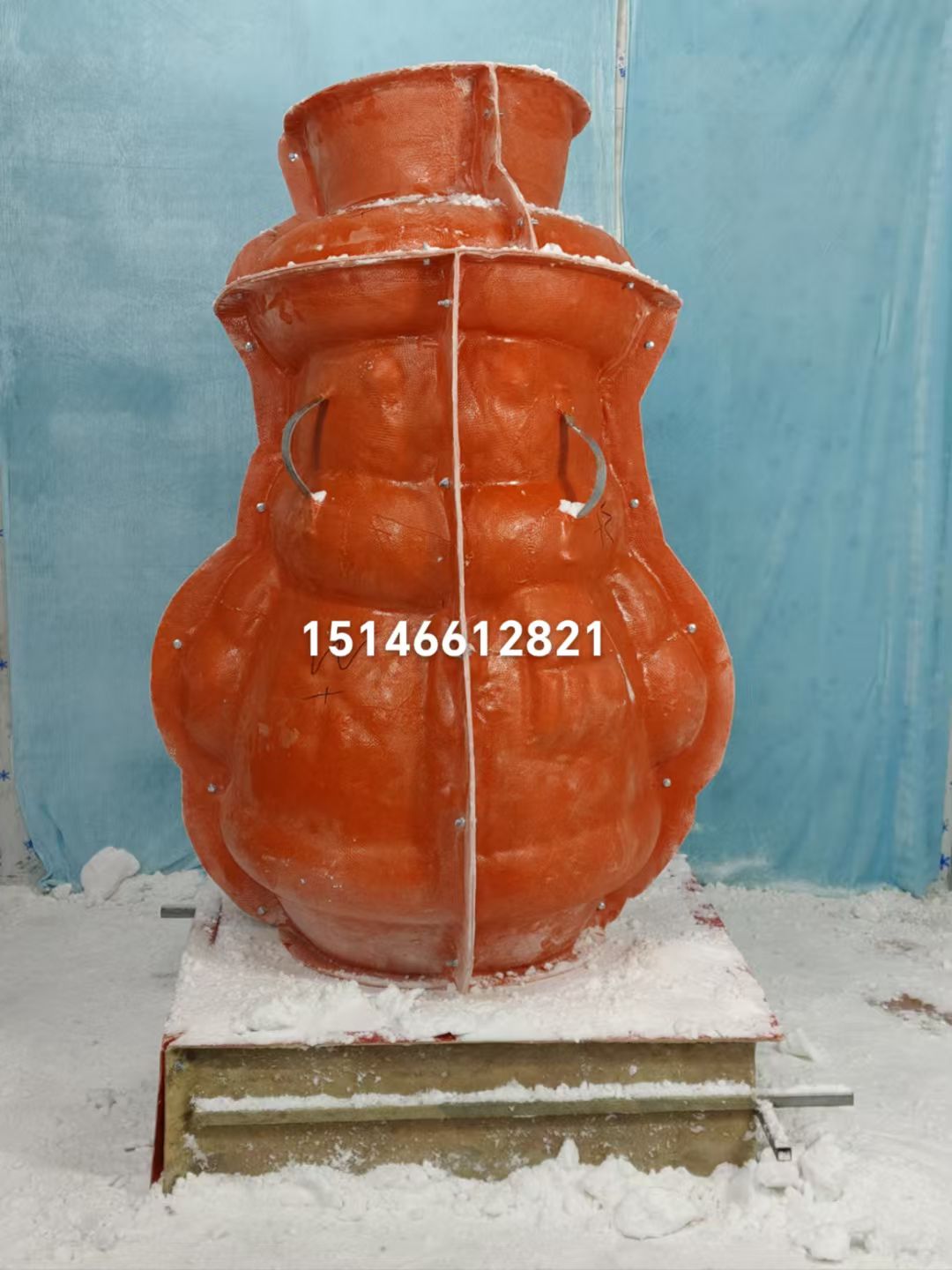 礼帽雪人模具