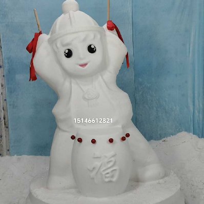 「福鼓迎宾」雪人模具|春节场景的「流量