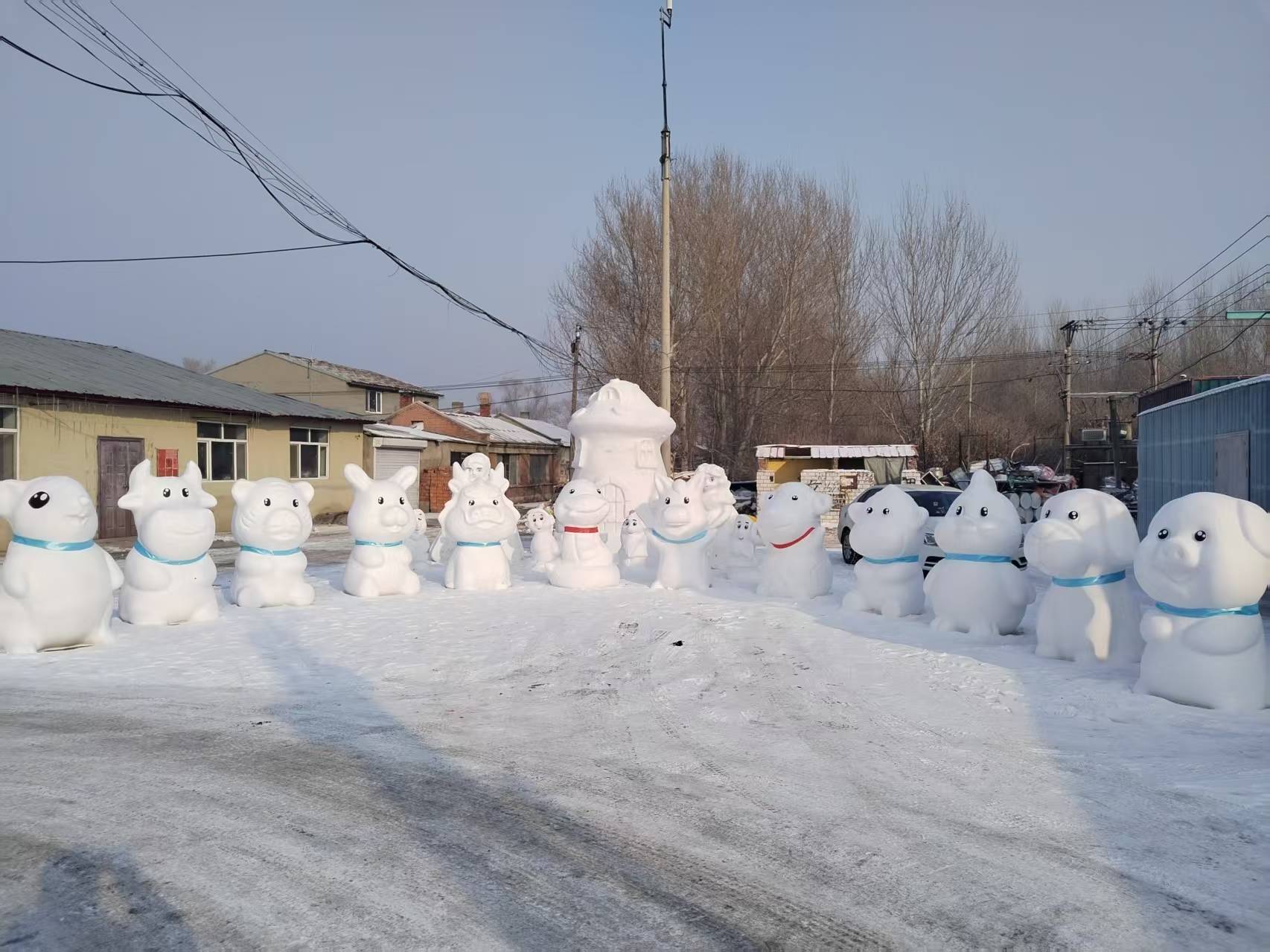 十二生肖系列雪人模具